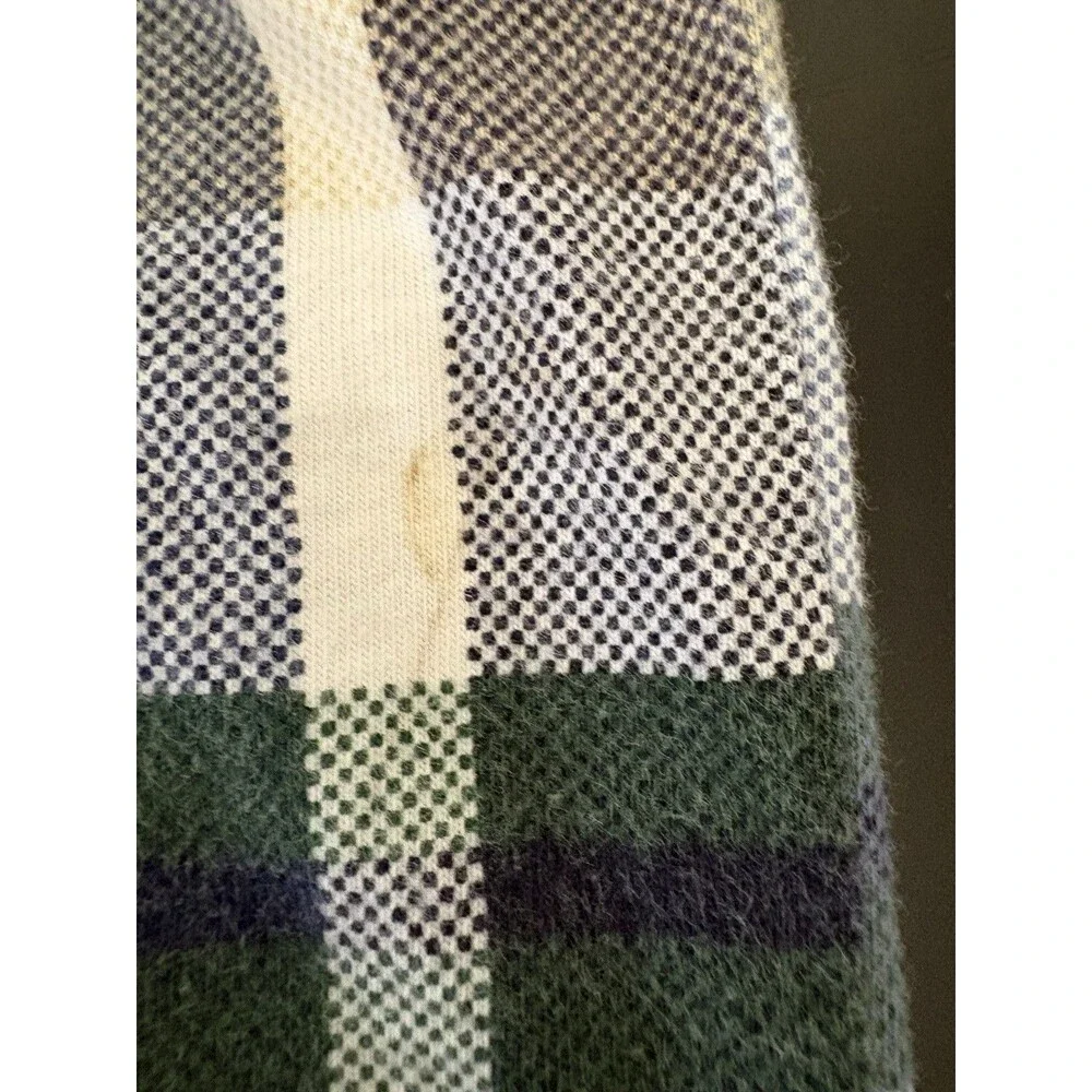 Ralph Lauren Chaps Polo Shirt Plaid XL, Vintage 90s,